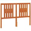 vidaXL Huvudgavel vaxbrun 140 cm massiv furu