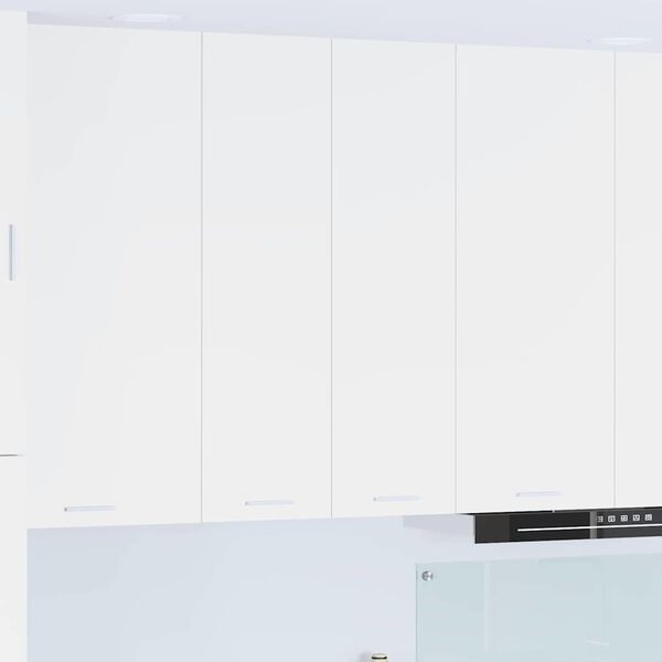 vidaXL H&auml;ngande sk&aring;p med lagring Vit 60 x 31 x 100 cm Konstruerat tr&auml;