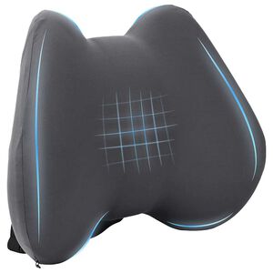 vidaXL Ryggkudde Gr&aring; Minneskum 40 x 32 x 14 cm