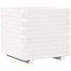 vidaXL Odlingsl&aring;da vit 50x50x49,5 cm massiv furu