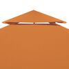 vidaXL Paviljongtak 310 g/m&sup2; 3 x 3 m orange