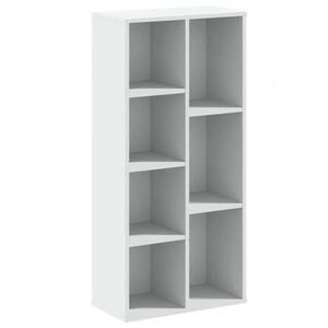 vidaXL Bokhylla vit 50x25x105 cm konstruerat tr&auml;