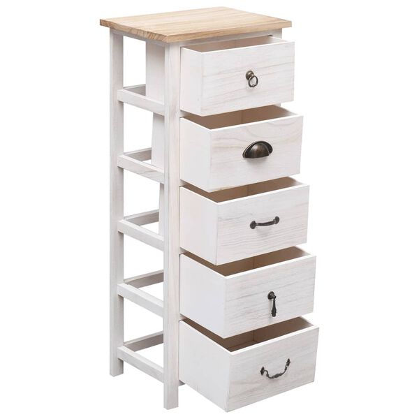 vidaXL Sidoskåp 35x25x87 cm kejsarträ