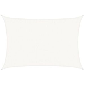 vidaXL Solsegel 160 g/m&sup2; vit 3,5x5 m HDPE