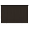 vidaXL Rullgardin utomhus 355 (B) x 230 (H) cm brun HDPE