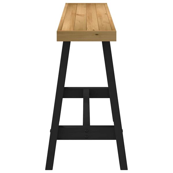 vidaXL Konsolbord NOAIN A-formade ben 120x30x75 cm massiv furu