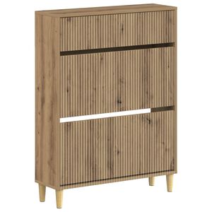 vidaXL Skosk&aring;p ARNHEM 78 x 24 x 103 cm Konstruerat tr&auml; Artisan-ek
