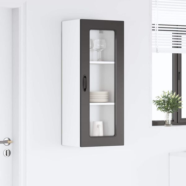 vidaXL K&ouml;kssk&aring;p Kalmar Svart 40 x 31 x 100 cm Konstruerat tr&auml;