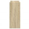 vidaXL Skrivbordshylla justerbar sonoma-ek 40x17x41 cm konstruerat tr&auml;