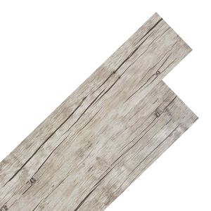 vidaXL Golvplankor Ekf&auml;rgad 2,51 m&sup2; 18 st PVC