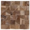 vidaXL V&auml;ggpanel 11 st Naturlig 30 x 30 x 2 cm