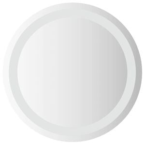 vidaXL Badrumsspegel LED 40 cm rund