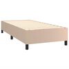 vidaXL Boxspring-s&auml;ngram cappuccino 80x200 cm konstl&auml;der
