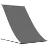vidaXL Markis inf&auml;llbar antracit 150x150 cm tyg och st&aring;l