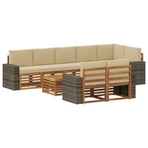 vidaXL Soffgrupper Massivt Akaciatr&auml;