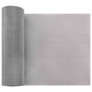 vidaXL N&auml;tduk 20 x 500 cm 60 Mesh Rostfritt st&aring;l 201 Silver