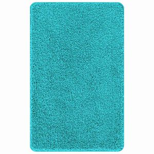 vidaXL Halkfri Badmatta Turkos 50 x 80 cm PP