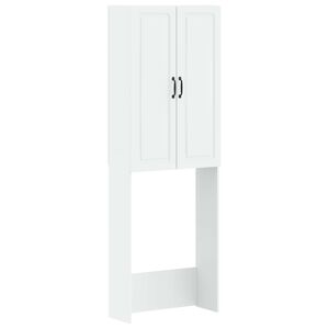 vidaXL Toalett sk&aring;p UTRECHT Vit 66 x 25,5 x 190 cm Konstruerat tr&auml;
