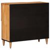vidaXL Sideboard med d&ouml;rr Naturf&auml;rg 80 x 33 x 75 cm Massivt mangotr&auml;