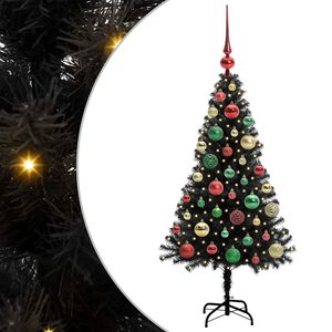 vidaXL Julgran Svart 120 cm PVC