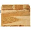 vidaXL Väggmonterad TV-bänk 40x30x19 cm massivt akaciaträ