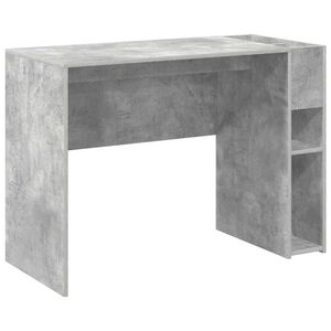 vidaXL Skrivbord Betonggr&aring; Konstruerat tr&auml; 109 x 50 x 78 cm