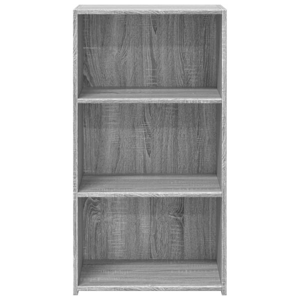 vidaXL Sk&auml;nk gr&aring; sonoma 50x41x93 cm konstruerat tr&auml;