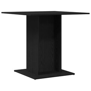 vidaXL Matbord svart ek 80x80x75 cm konstruerat tr&auml;