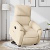 vidaXL Elektrisk reclinerfåtölj med uppresningshjälp mikrofibertyg