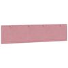 vidaXL Headboard Cushion "Hanko" Pink 200 cm Velvet