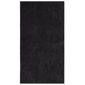 vidaXL Mjuk matta HUARTE med kort lugg tv&auml;ttbar svart 60x110 cm
