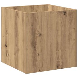vidaXL Planteringsl&aring;da hantverksm&auml;ssig ek 40x40x40 cm konstruerat tr&auml;