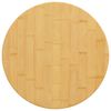 vidaXL Bordsskiva &Oslash;40x2,5 cm bambu