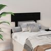 vidaXL Sänggavel svart 93,5x3x81 cm massiv furu