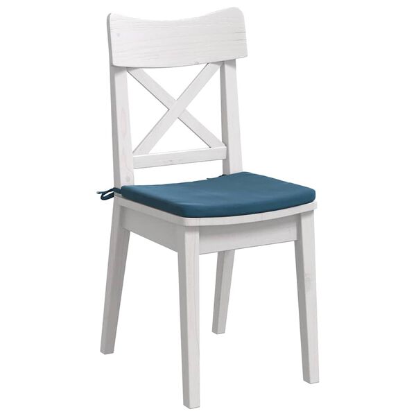 vidaXL Sittkuddar 4 pcs Blå 40 x 40 x 3 cm Sammet