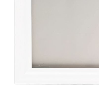 vidaXL Fotoramar 5 st för vägg eller bord vit 70x90 cm MDF