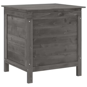 vidaXL Dynbox antracit 50x49x56,5 cm massivt grantr&auml;