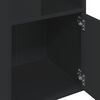vidaXL Bokhylla svart 40x36x189 cm konstruerat tr&auml;