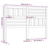 vidaXL Sänggavel 146x4x100 cm massiv furu