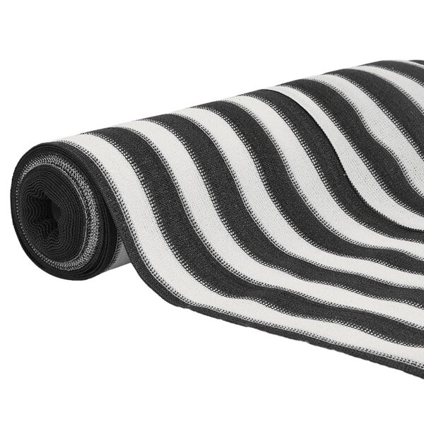 vidaXL Insynsskyddsn&auml;t antracit och vit 1,8x25 m HDPE 150 g/m&sup2;