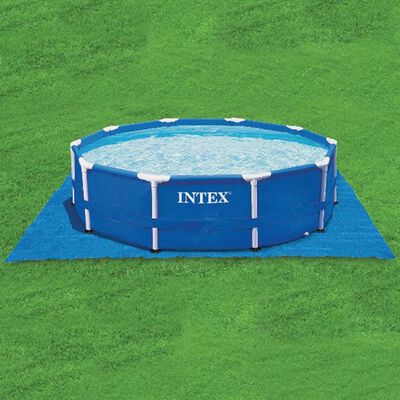 Intex Rund pool med tillbehör stålram 732 x 132 cm 28262GN