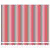 vidaXL Markis R&ouml;d och Vit 400 &times; 300 cm Polyester och aluminium