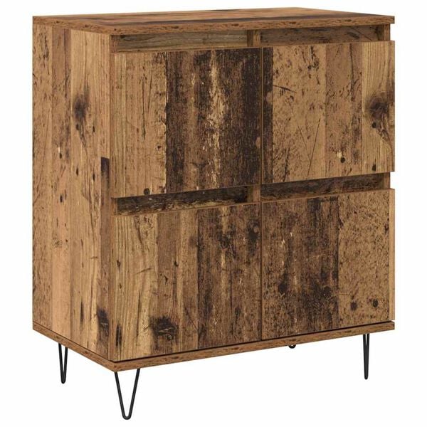 vidaXL Sideboard Gammalt tr&auml; 60 x 35 x 70 cm