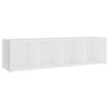 vidaXL TV-b&auml;nk vit 142,5x35x36,5 cm konstruerat tr&auml;