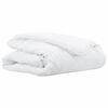 vidaXL 2-i-1 Dunt&auml;cke 200 x 140 x 10 cm Vinter Polyester Vit