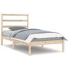 vidaXL S&auml;ngram utan madrass 90x200 cm massiv furu