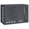 vidaXL Täckning för Luftkonditionering Antracit 100 x 50 x 70 cm Stål