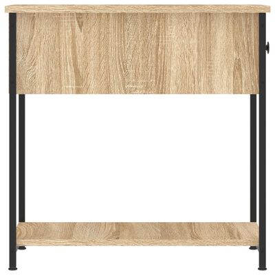 vidaXL Sängbord sonoma-ek 30x60x60 cm konstruerat trä