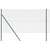 vidaXL Svetsat tr&aring;dgaller markf&auml;ste 25 x 1,4 m PVC-belagda st&aring;l Gr&ouml;n