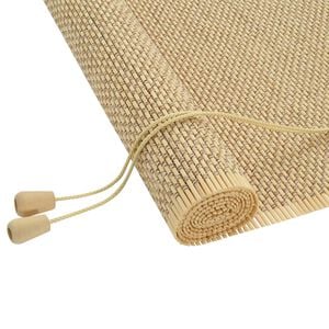 vidaXL Rullgardin Naturlig 130 x 220 cm Bambu